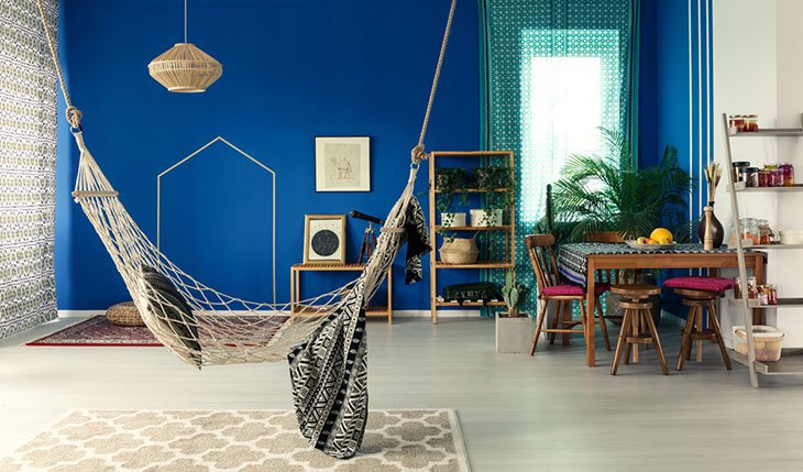 how to hang a hammock indoors without drilling