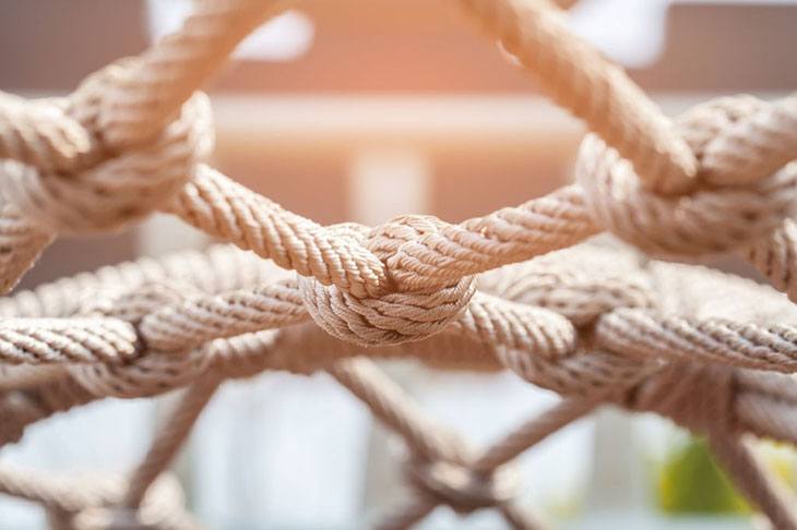 how to make a rope hammock without bars